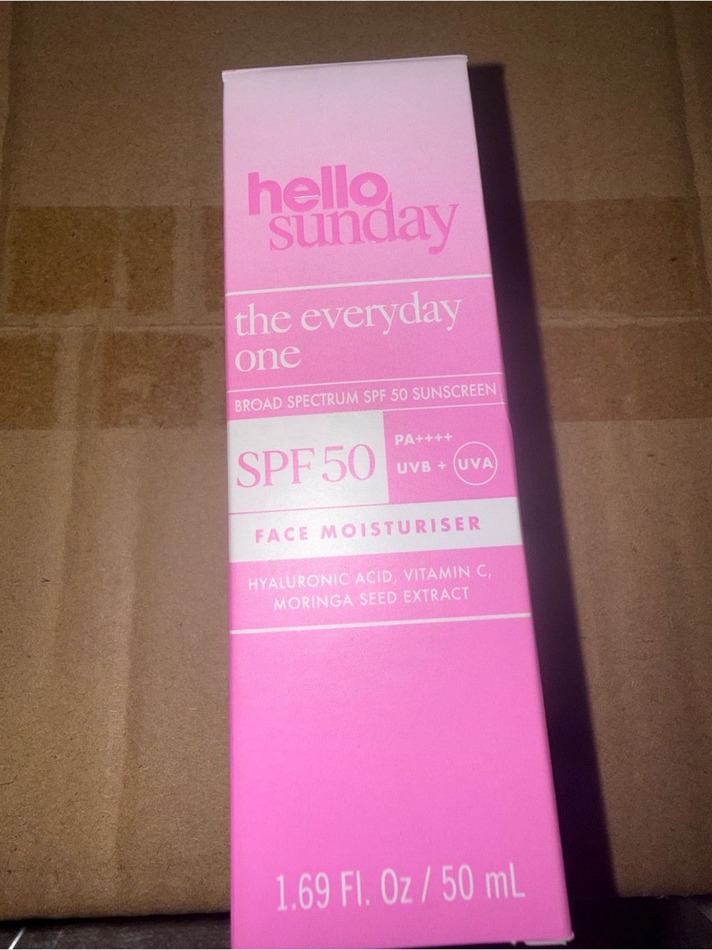 Hello Sunday The Everyday One SPF 50 Face Moisturiser - Pink